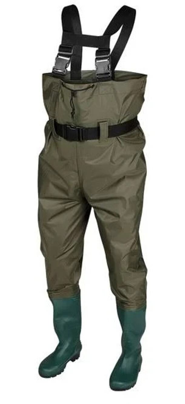 Caddis Men's Chest Waders Size 13 Green (Missing Belt)